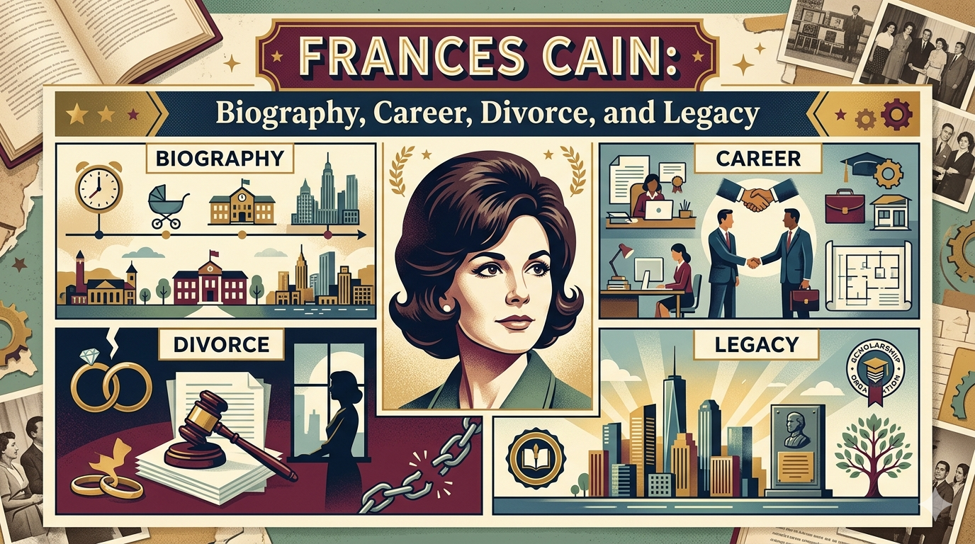 Frances Cain: Biography, Career, Divorce, and Legacy