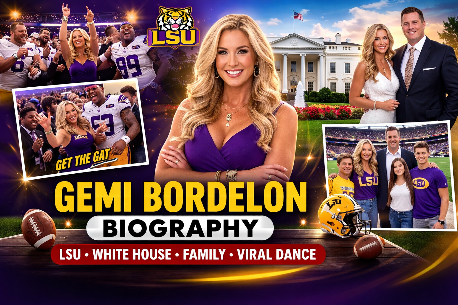 Gemi Bordelon: Biography, Age, Husband, LSU Connection, White House Viral Dance & Family Life