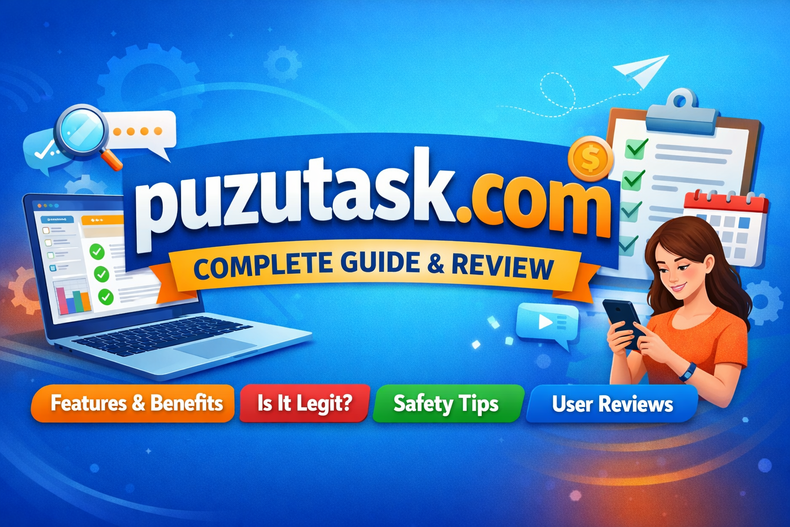 Puzutask com (puzutask.com): Complete Guide, Features, Review, and Safety Analysis